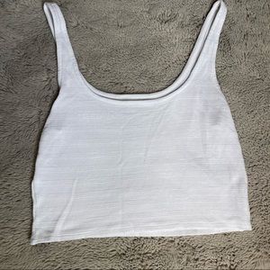 Stripped American Eagle cropped tank
